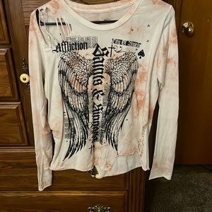 Affliction - distressed, look T-shirt